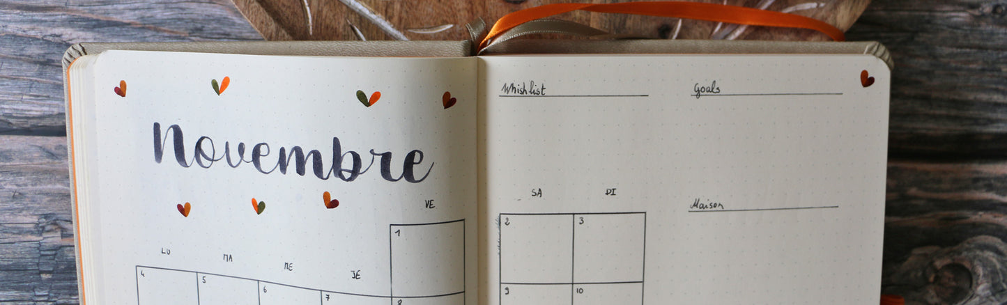 Comment faire un joli bullet journal lorsque l'on est nul en lettering et en dessin?