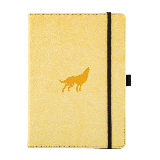 Dingbats Wildlife A5+ Cream Wolf Notebook