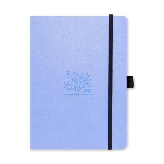 Dingbats Earth A5+ Sky Blue Great Barrier Reef Notebook