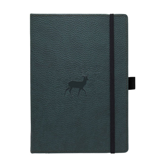 Dingbats Wildlife A5+ Green Deer Notebook