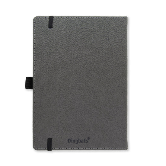 Dingbats Wildlife A5+ Grey Elephant Notebook