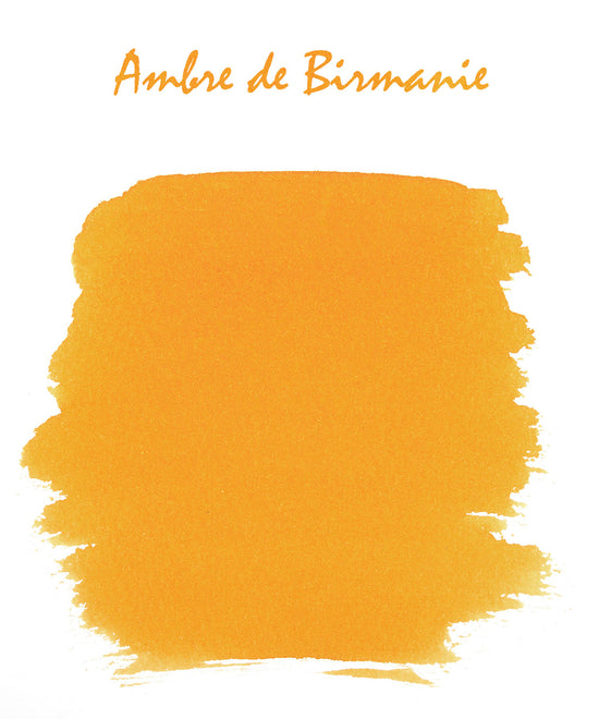 Echantillon d'encre Herbin Ambre de Birmanie