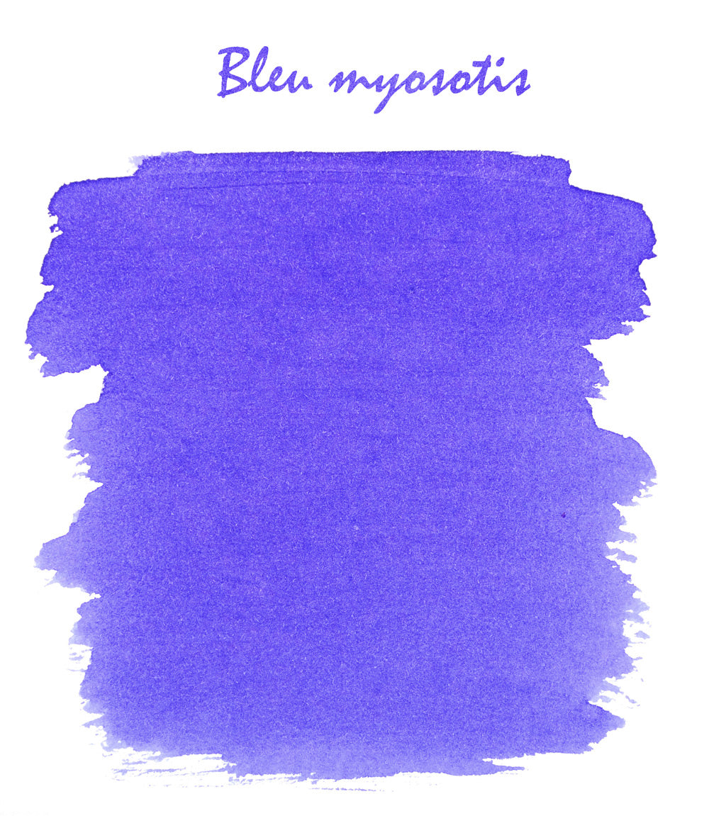 Echantillon d'encre Herbin Bleu myosotis