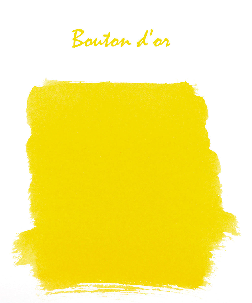 Echantillon d'encre Herbin Bouton d'or