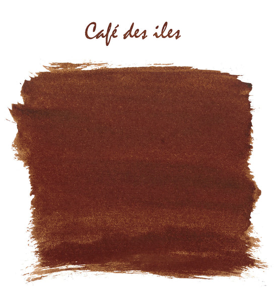 Echantillon d'encre Herbin Café des îles