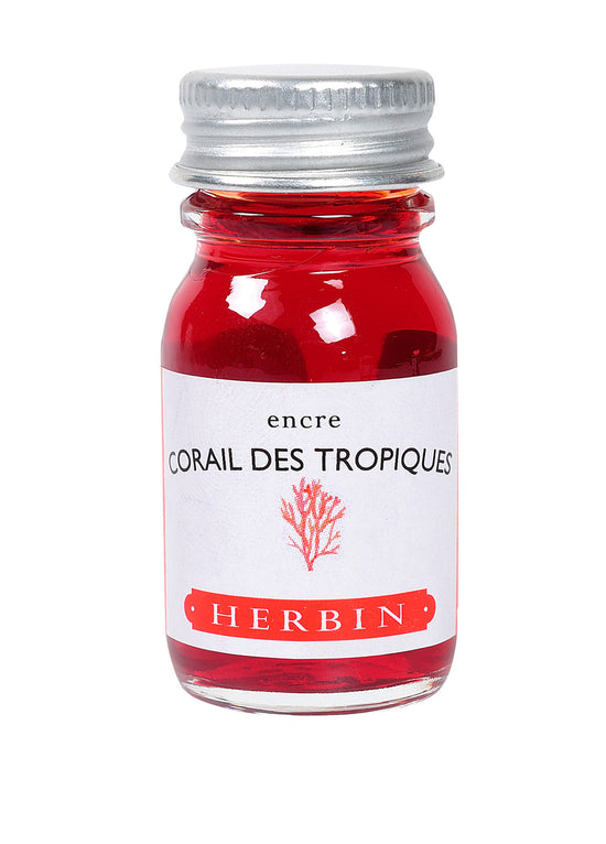 Flacon d'encre Herbin 10ml Corail des tropiques