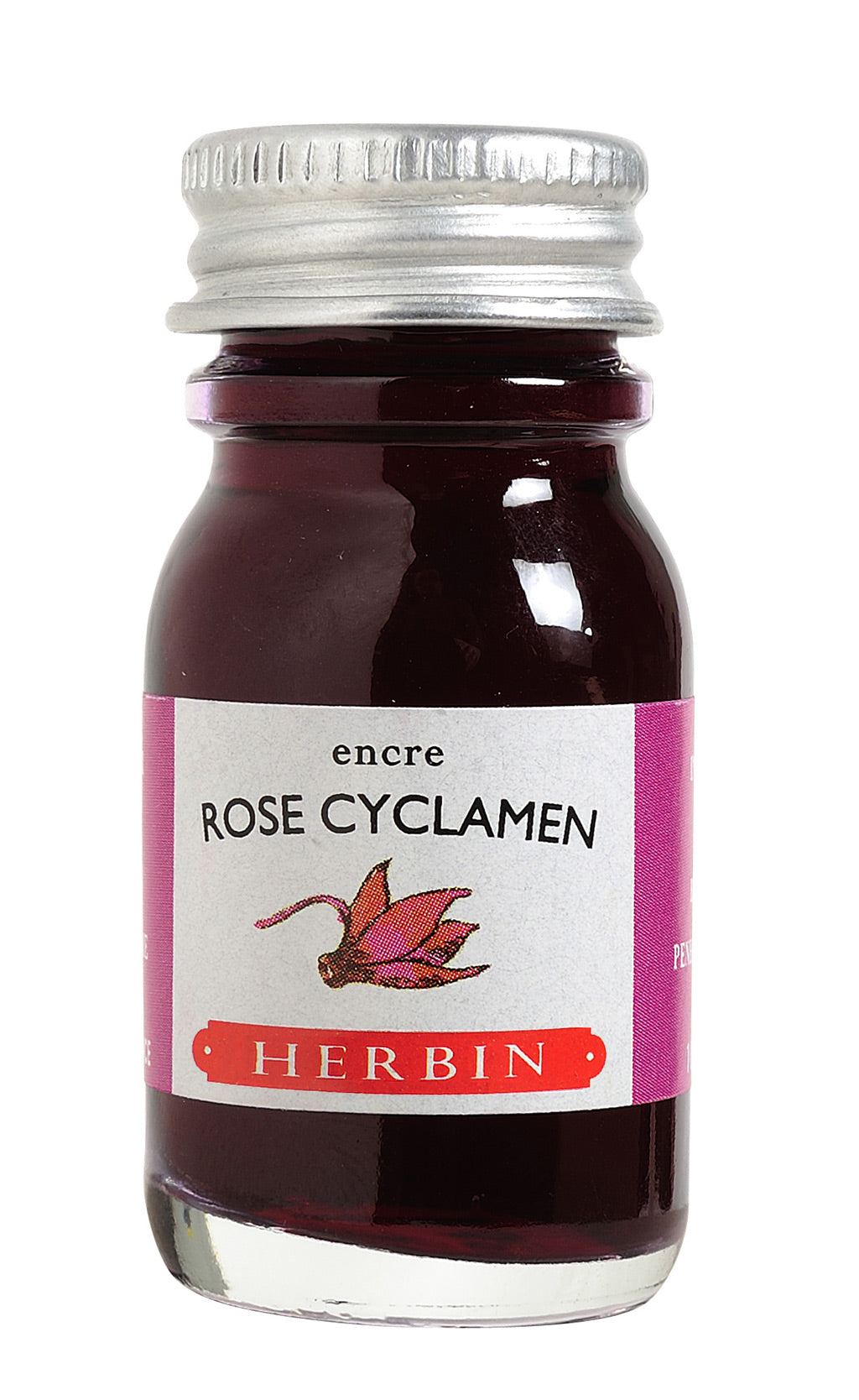 Flacon d'encre Herbin 10ml Rose cyclamen