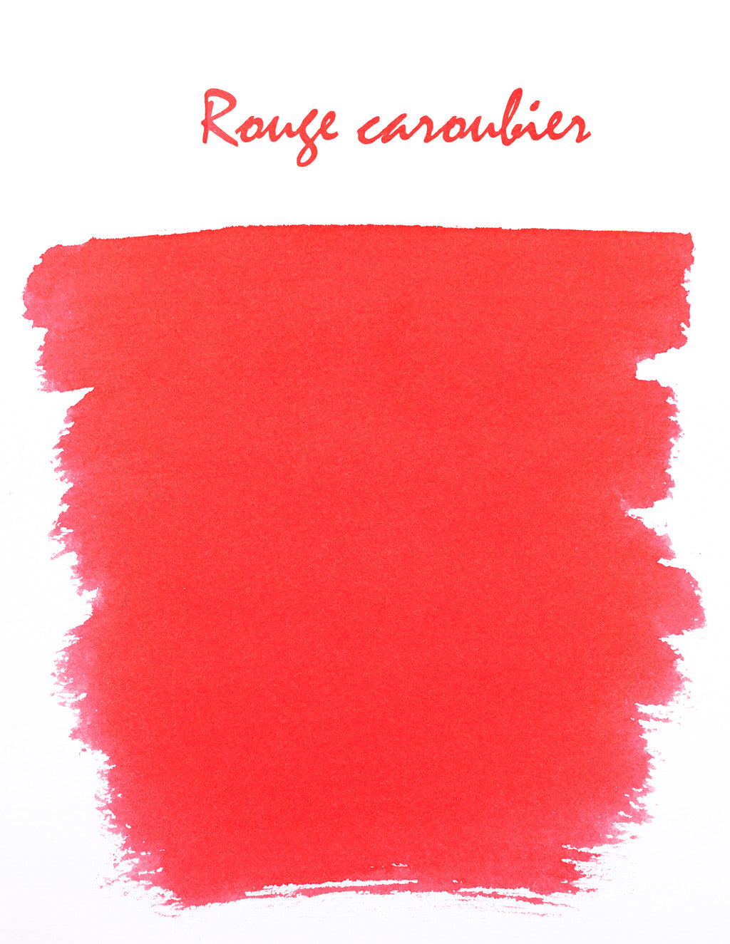 Echantillon d'encre Herbin Rouge caroubier