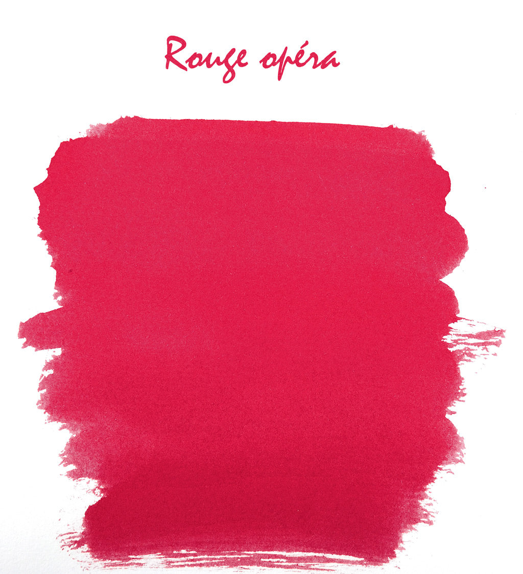 Echantillon d'encre Herbin Rouge opéra