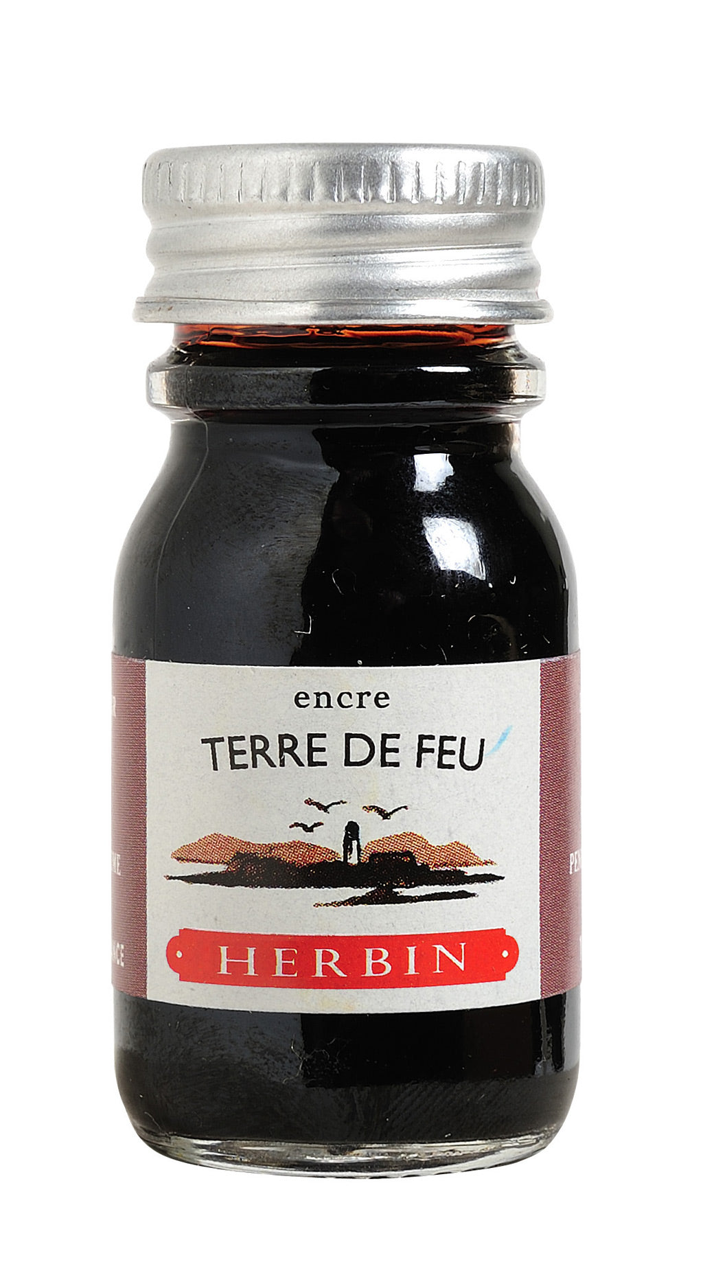 Flacon d'encre Herbin 10ml Terre de feu