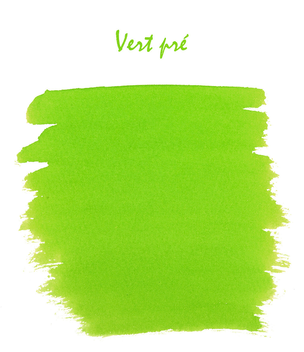 Echantillon d'encre Herbin Vert pré