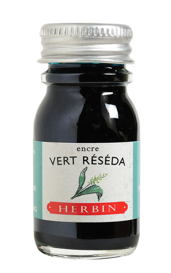 Flacon d'encre Herbin 10ml Vert réséda